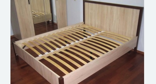 Сборка двухспальной кровати. Маяковская